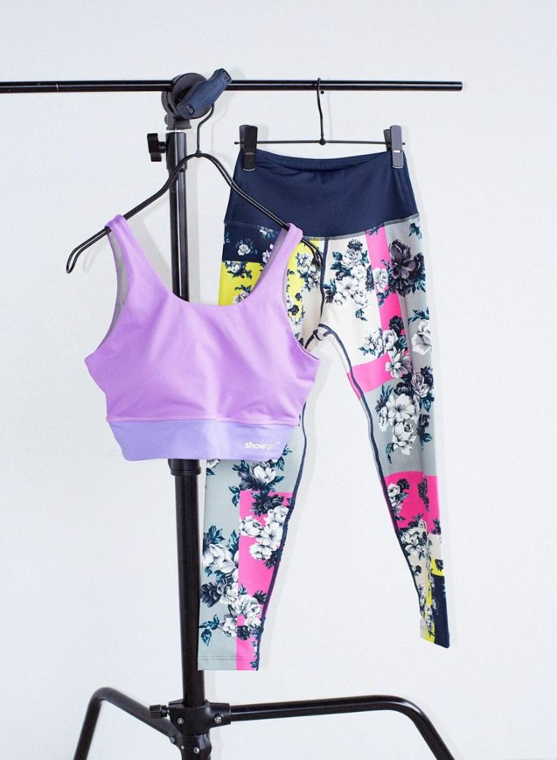 showgirl-purple_bi color_fit-bratop | レギンスパンツshowgirl
