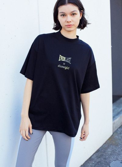 showgirl×EVERLAST mockneck t-shirt | レギンスパンツshowgirl